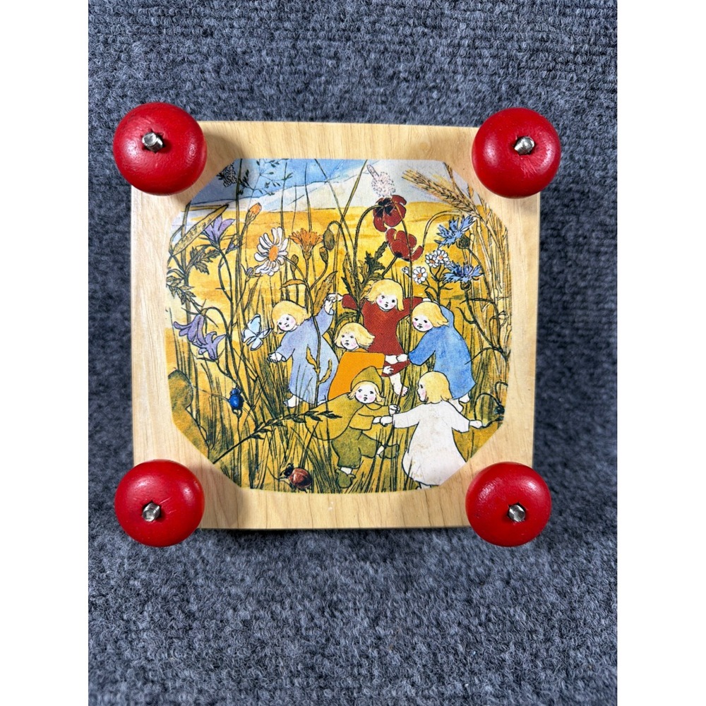 Hearth Song Root Children Wooden Flower Press Vintage 1993 Sibylle von Olfers